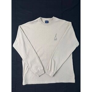 Back Number Japanesse Gonna Skate Graphic Long Sleeve T-Shirt Tan Mens Large